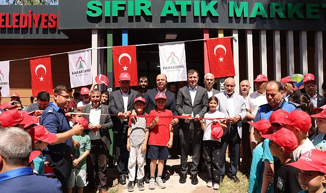 Karaköprü’de Sıfır Atık Marketler Resmen Hizmete Açıldı