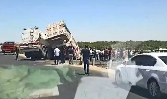 Şanlıurfa’da araçlar kanala uçtu!