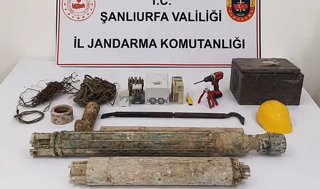 Şanlıurfa’da dalgıç pompası hırsızlığı! 2 şüpheli yakalandı