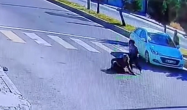 Şanlıurfa’da korkutan kaza: Karşıya geçmek isterken otomobil çarptı!