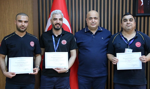 Urfa’da hayat kurtaran ekibe ödül verildi!