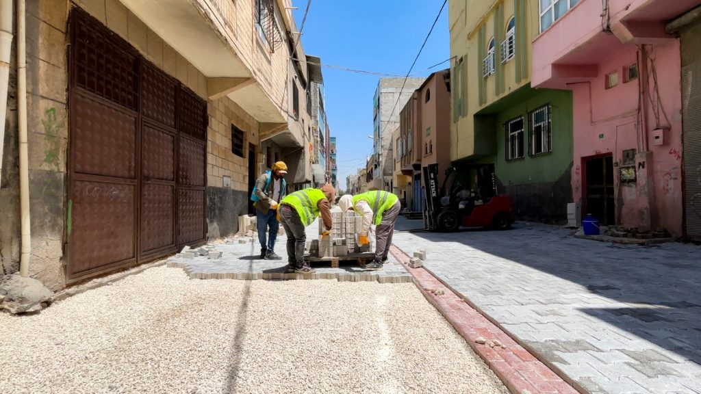 Eyyübiye’de Sokaklar Nakış Gibi İşleniyor
