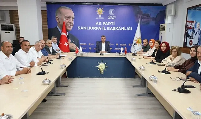AK Parti Şanlıurfa İl Yönetimi gündemi değerlendirdi