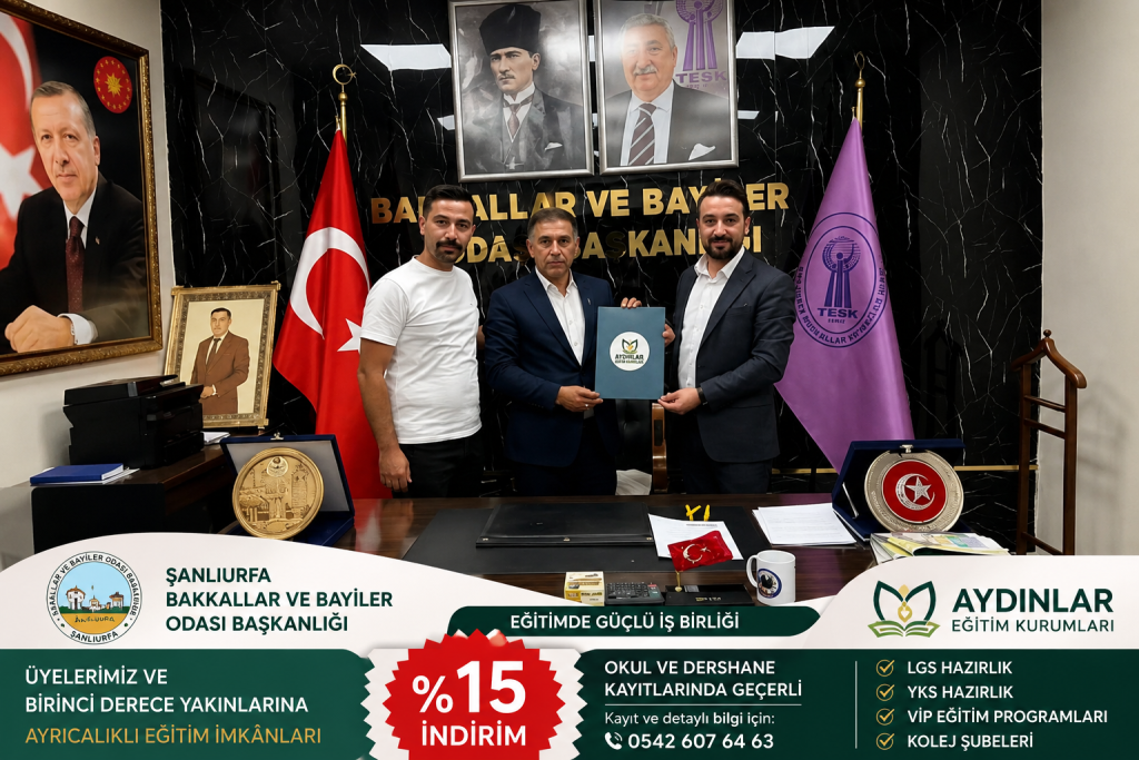 Şanlıurfa Bakkallar ve Bayiler Odası Üyelerine Eğitim Desteği