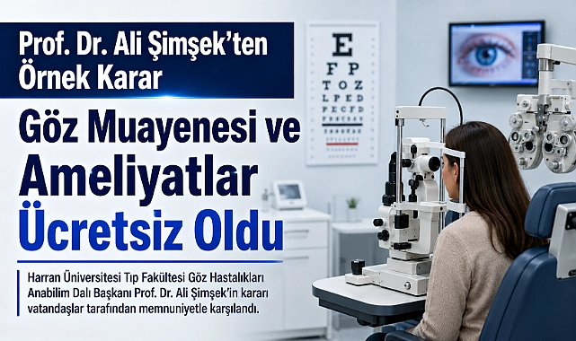 Prof. Dr. Ali Şimşek’ten Şanlıurfa’da Örnek Davranış: Özel Muayene ve Ameliyat Ücretlerini Kaldırdı