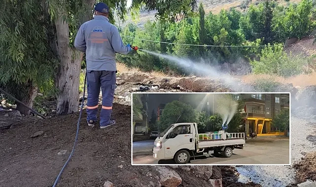 Şanlıurfa Büyükşehir’den sivrisinek ve haşereye karşı yoğun mücadele