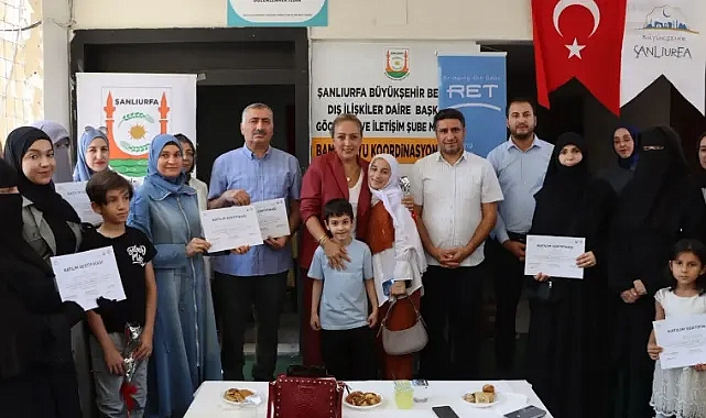 Şanlıurfa’da 437 kişi dil eğitimi programından mezun oldu