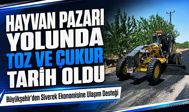 Siverek Hayvan Pazarı Yolu Şimdi Daha Güvenli ve Daha Konforlu
