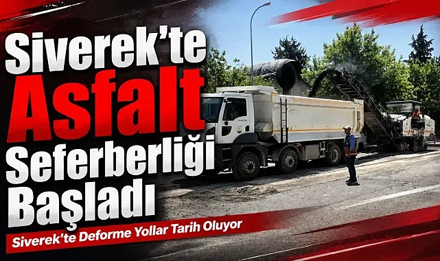 Siverek’te İki Önemli Cadde Sıcak Asfaltla Yenileniyor