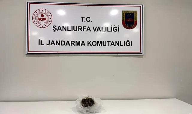 Viranşehir’de jandarmadan uyuşturucu operasyonu: Esrar ele geçirildi
