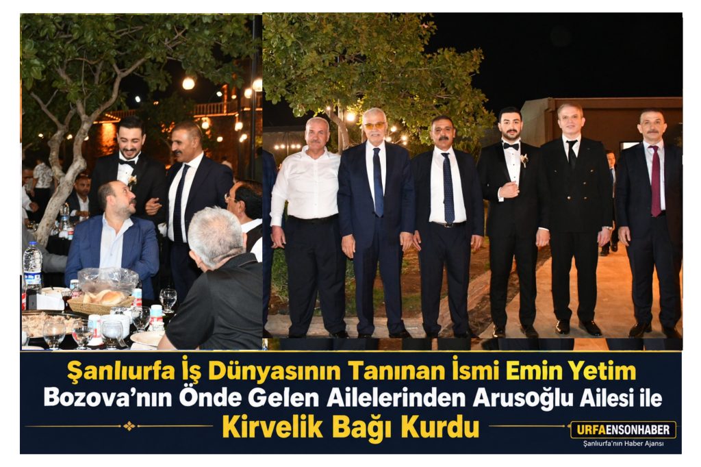 Emin Yetim, Arusoğlu Ailesine Kirve Oldu