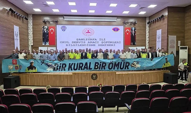 Şanlıurfa’da Güvenli Eğitim Sezonu: Okul Servisi Şoförlerine Kapsamlı Eğitim ve Sıkı Denetim