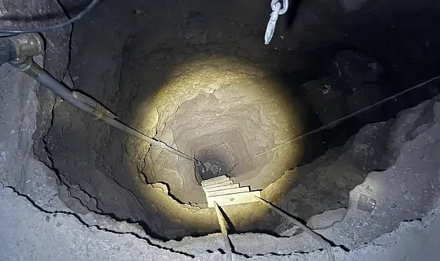Şanlıurfa define aradılar! Evde 25 metrelik kaçak kazı