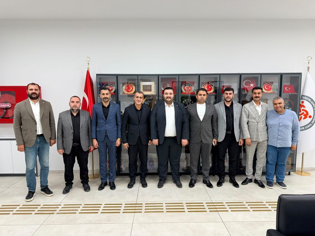 MHP Karaköprü İlçe Teşkilatı’ndan SYDV Müdürü Mehmet Arslan’a Ziyaret