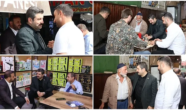 AK Parti Şanlıurfa Milletvekili Eyyüpoğlu, Kapaklı Pasajı Esnafıyla Buluştu
