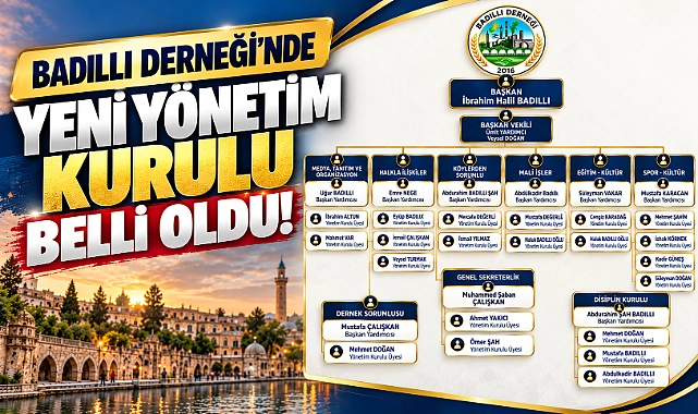 Badıllı Derneği’nde Yeni Yönetim Kurulu Belli Oldu!