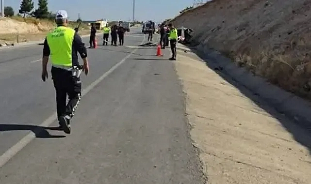 Birecik yolunda kaza! Motosiklet sürücüsü hayatını kaybetti