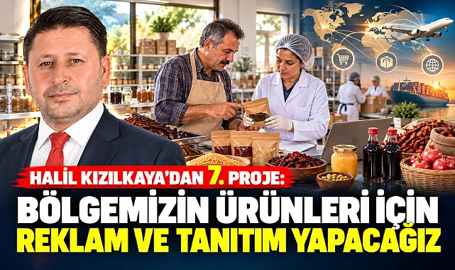 Halil Kızılkaya’dan 7. Proje: Şanlıurfa’nın Ürünleri Dünya Pazarına Tanıtılacak