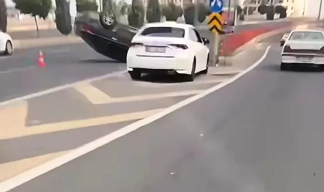 Şanlıurfa’da çevre yolunda kaza! Takla atan otomobildeki 3 kişi yaralandı